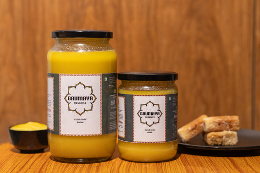 Gaumaya A2 Ghee Combo of 1L and 500 mL